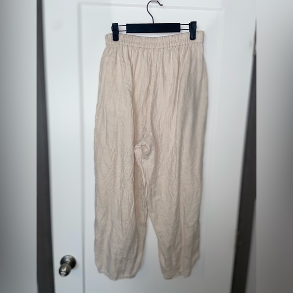 Cordera Cotton Linen Ankle Pants - Picture 3 of 5